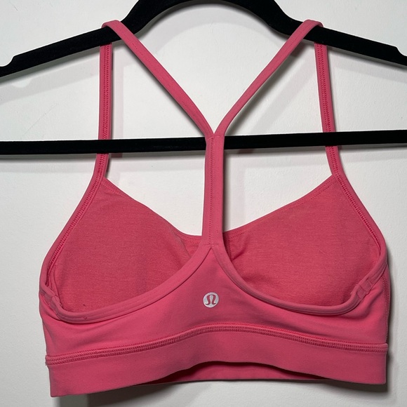 Lululemon Flow Y Guava Pink Sport bra in size 4 - Picture 5 of 7